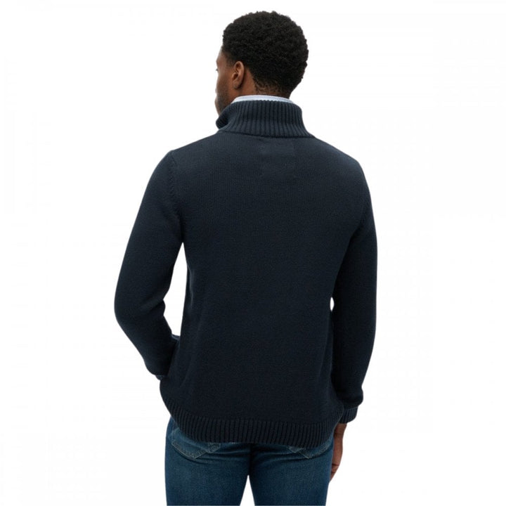 Superdry Cotton Half Zip Knit Jumper
