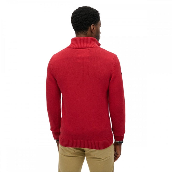 Superdry Cotton Half Zip Knit Jumper