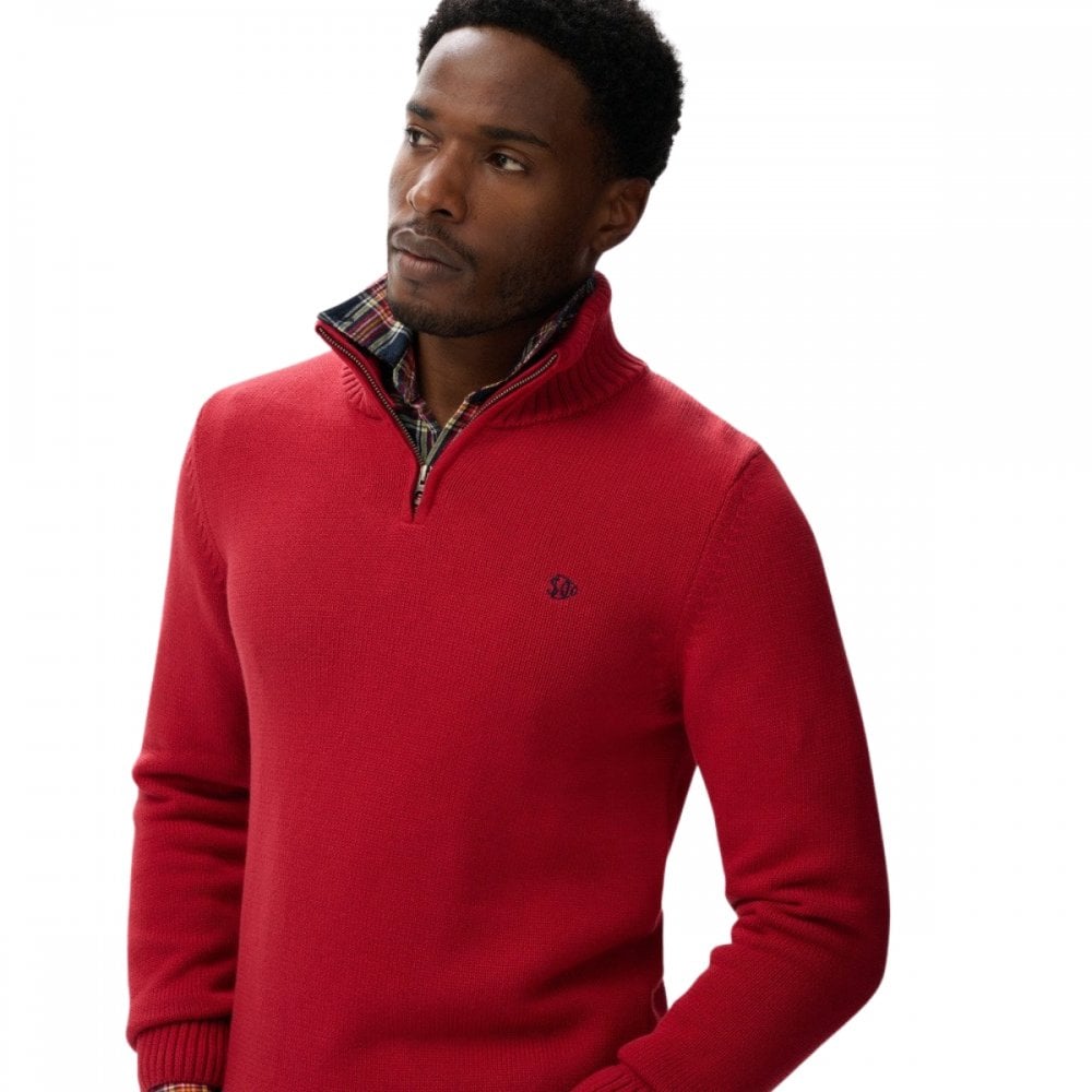 Superdry Cotton Half Zip Knit Jumper