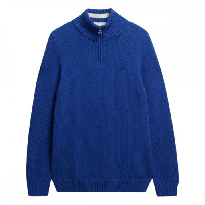 Superdry Cotton Half Zip Knit Jumper