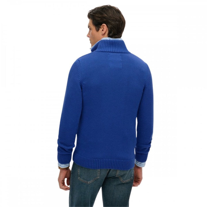 Superdry Cotton Half Zip Knit Jumper