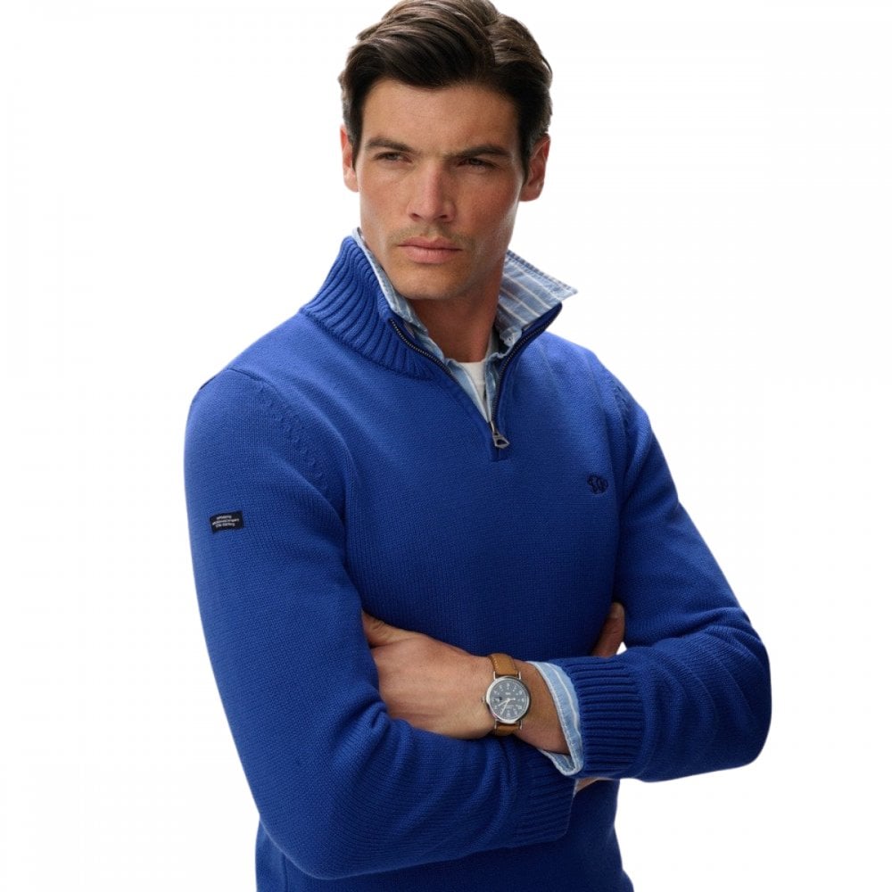 Superdry Cotton Half Zip Knit Jumper