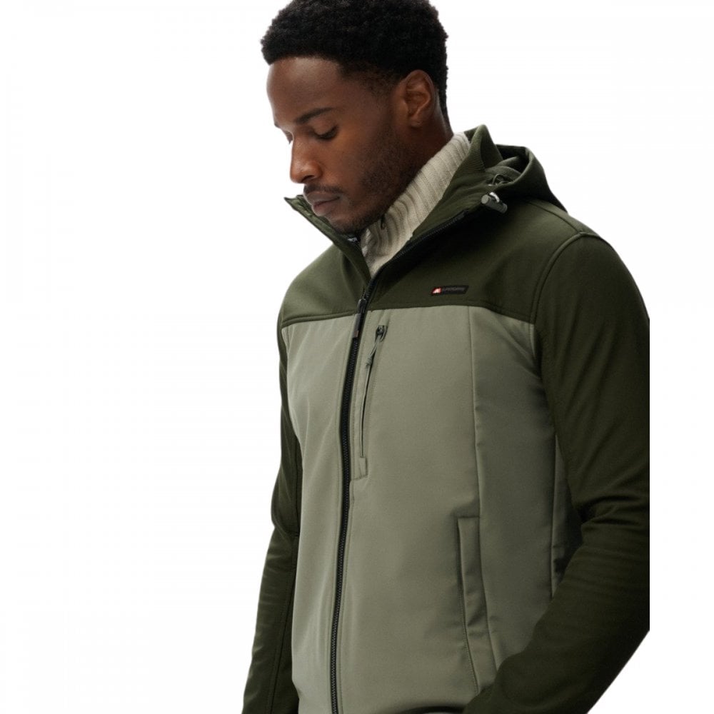 Superdry Hooded Softshell Colourblock Jacket