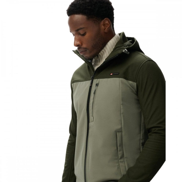 Superdry Hooded Softshell Colourblock Jacket