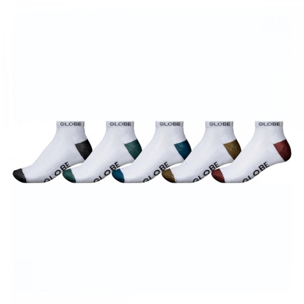 Globe Ingles Ankle Sock 5 Pack