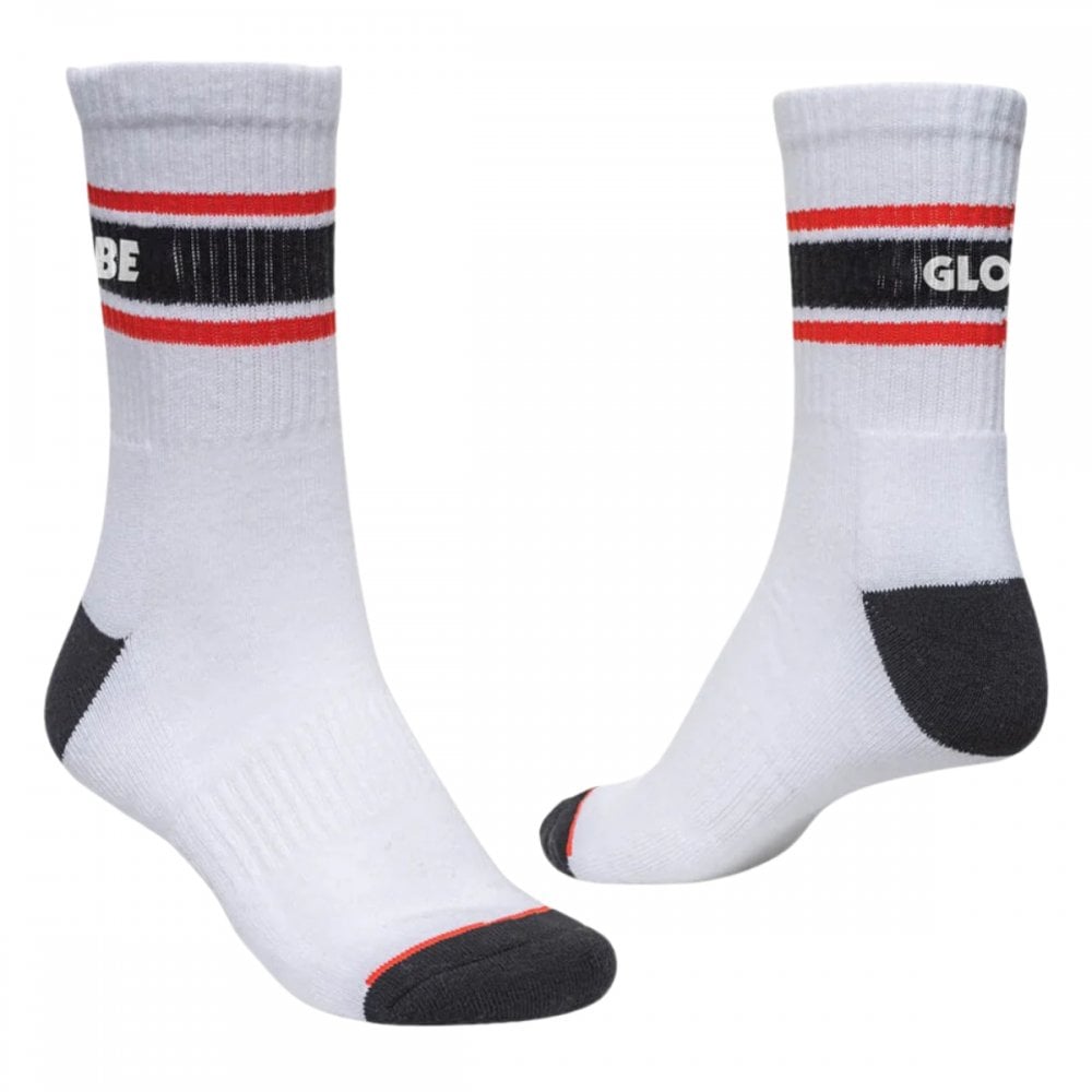 Globe Triple Stripe Crew Sock 5 Pack