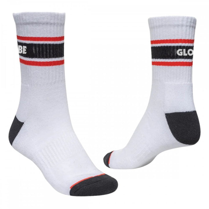 Globe Triple Stripe Crew Sock 5 Pack