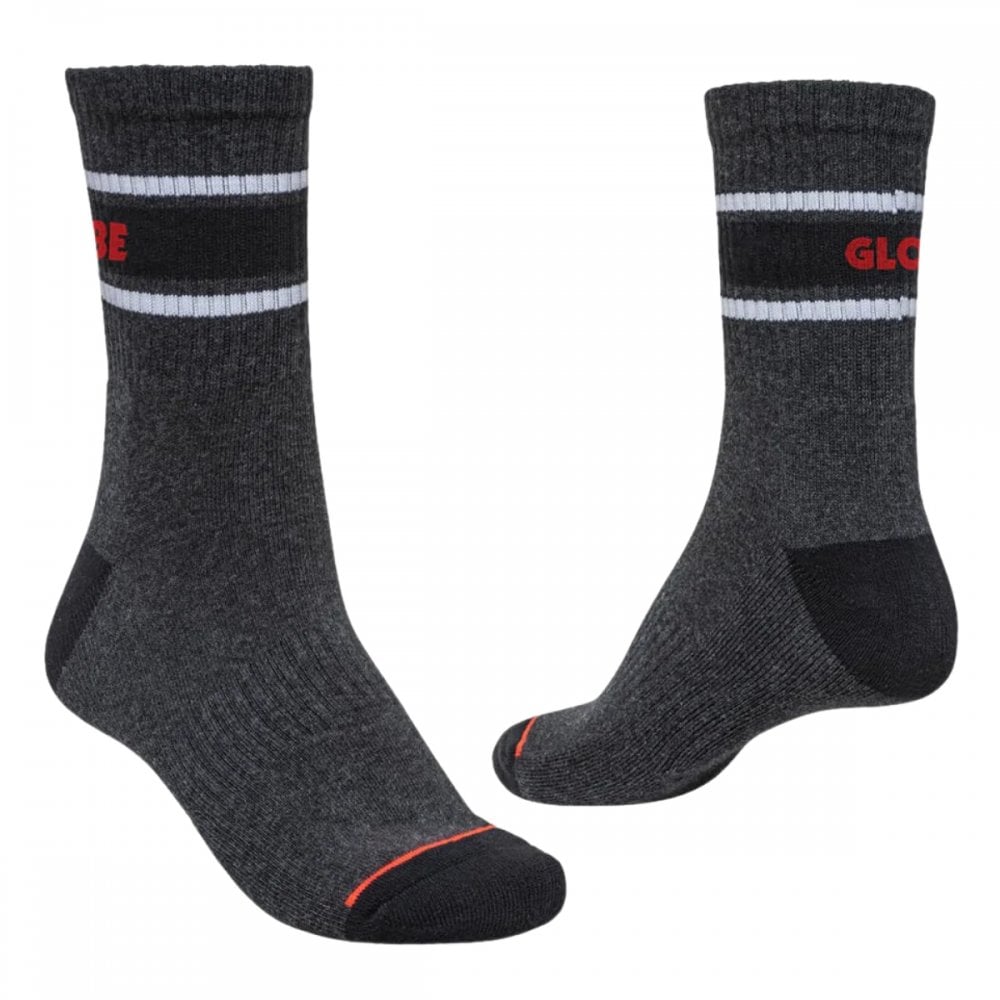 Globe Triple Stripe Crew Sock 5 Pack