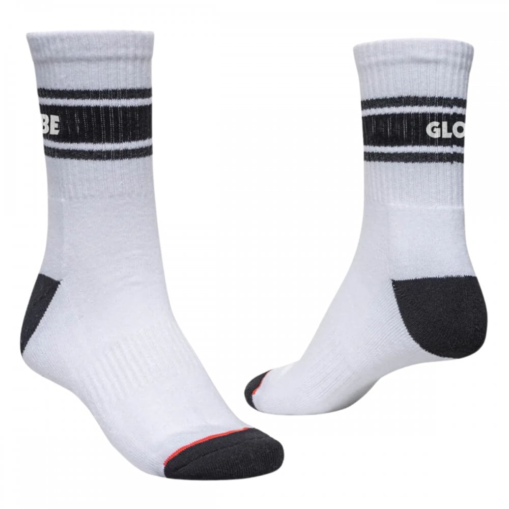 Globe Triple Stripe Crew Sock 5 Pack