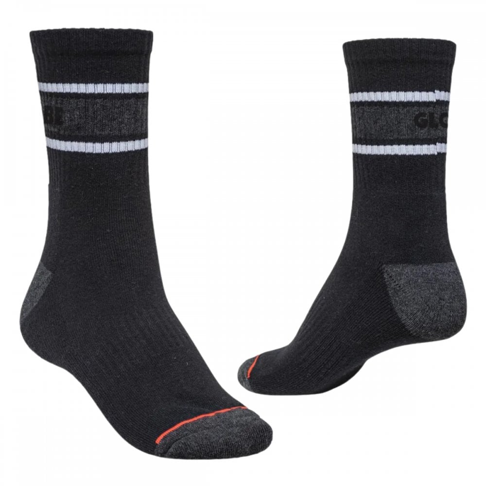 Globe Triple Stripe Crew Sock 5 Pack