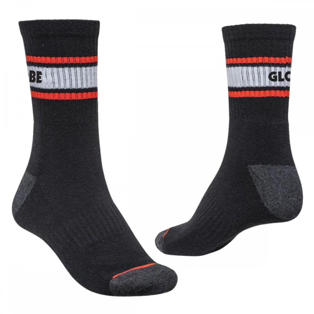 Globe Triple Stripe Crew Sock 5 Pack