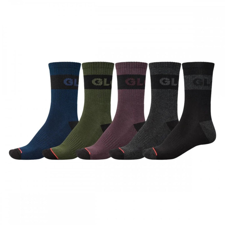 Globe Horizons Crew Sock 5 Pack