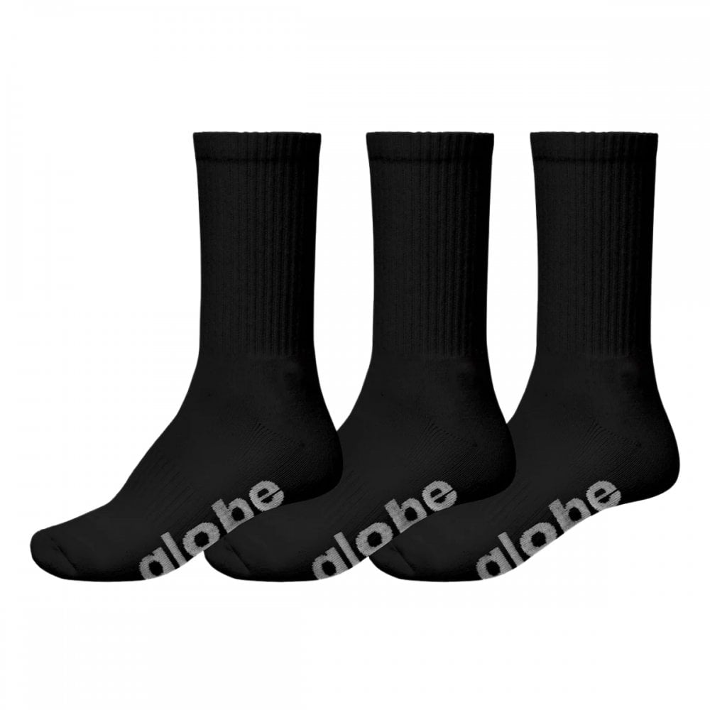 Globe OG Stealth Hi Crew Sock 3 Pack