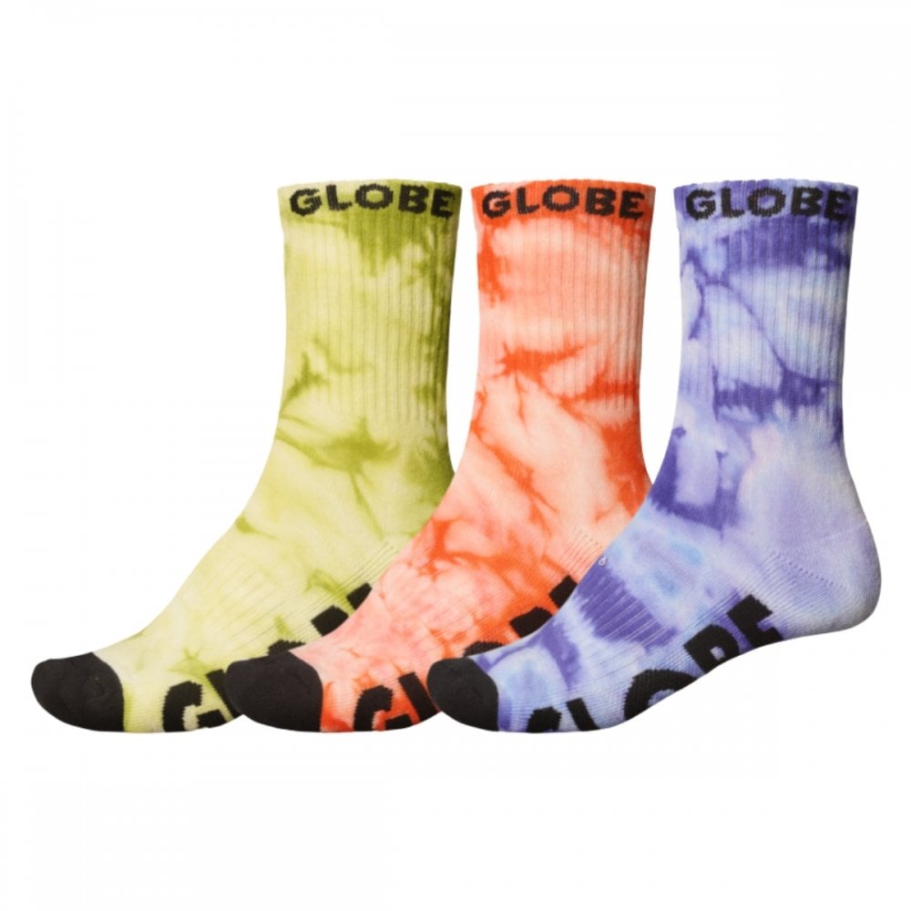 Globe All Tied Up Youth Sock 3 Pack