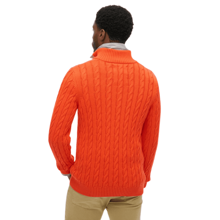 Superdry Organic Cotton Classic Cable Half-Zip Jumper