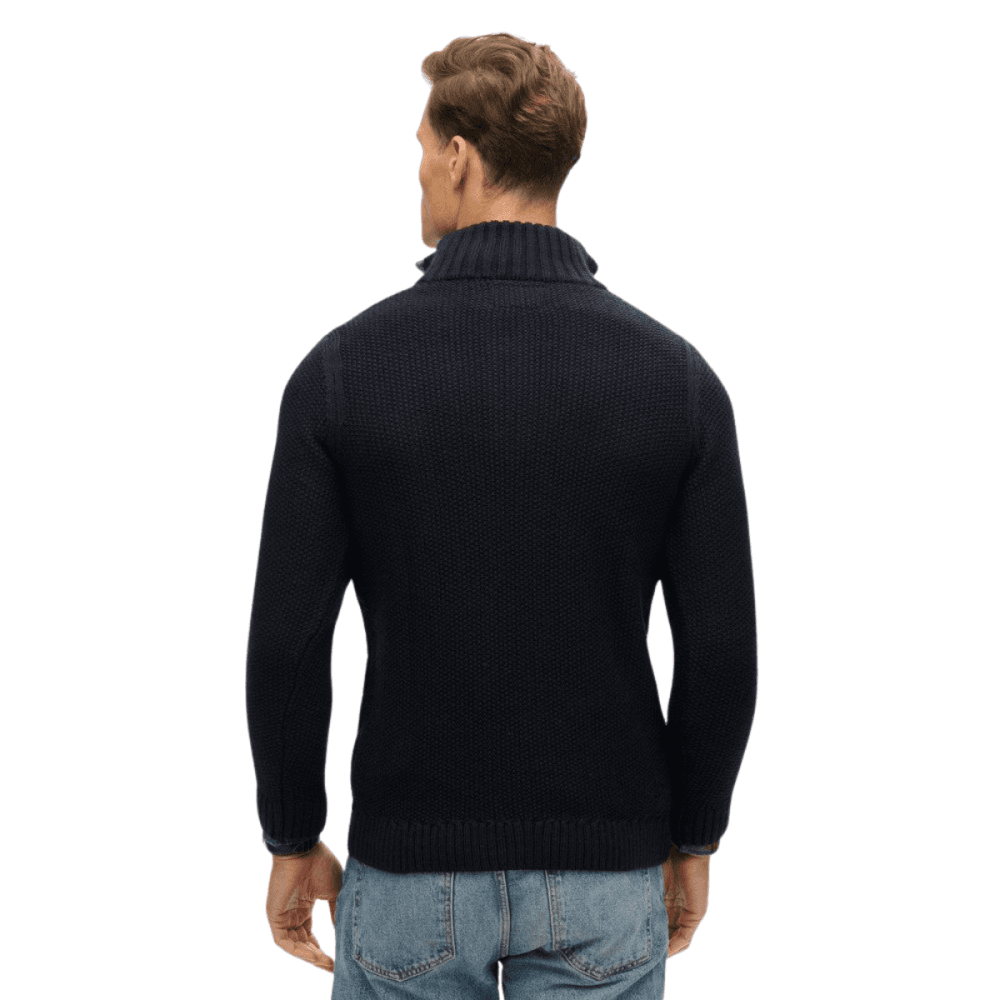 Superdry Jacob Cable Knit Half Zip Jumper