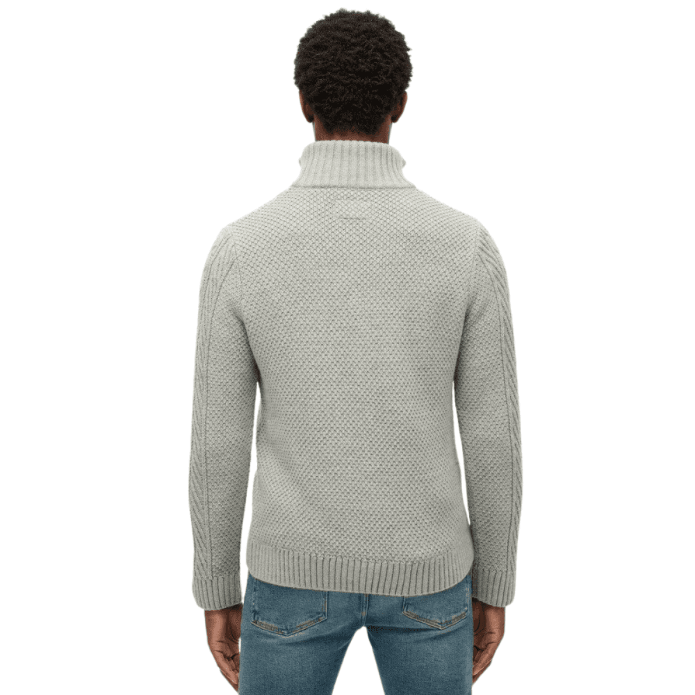 Superdry Jacob Cable Knit Half Zip Jumper