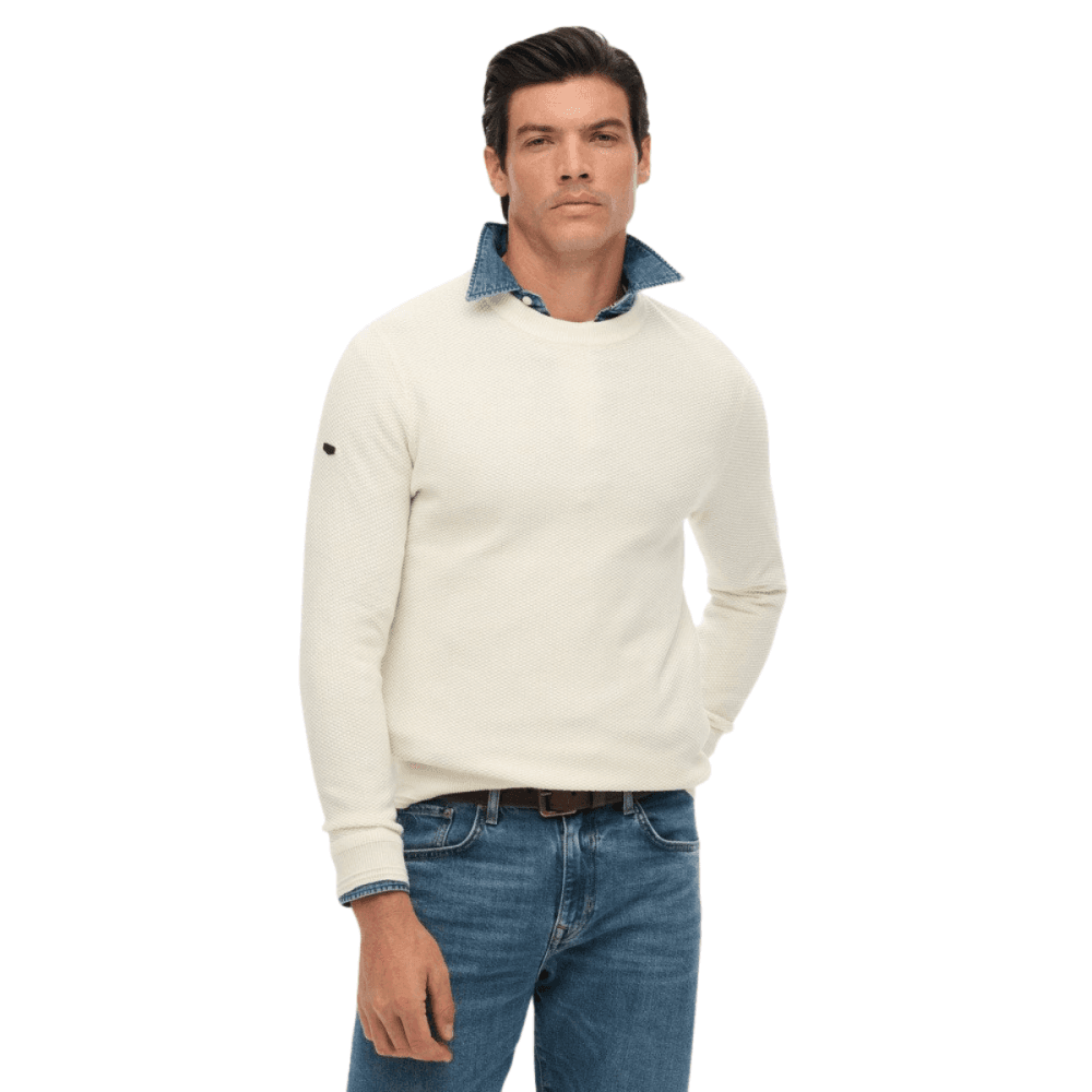 Superdry Light Weight Cotton Texture Jumper