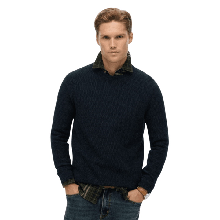 Superdry Light Weight Cotton Texture Jumper