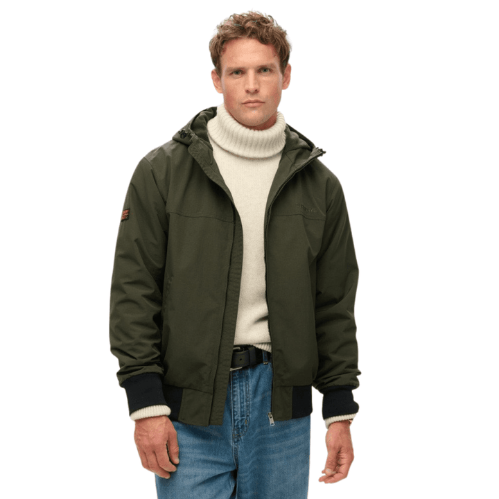 Superdry Surplus Nylon Hooded Bomber Jacket