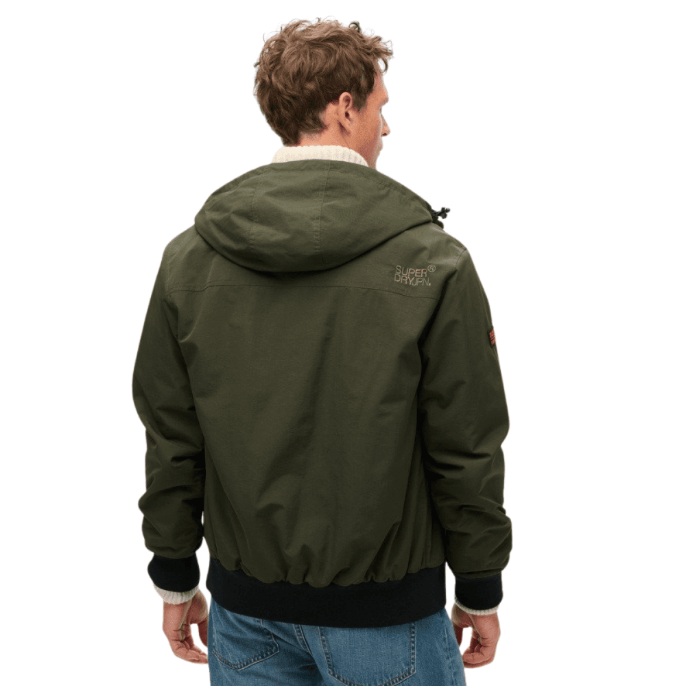 Superdry Surplus Nylon Hooded Bomber Jacket