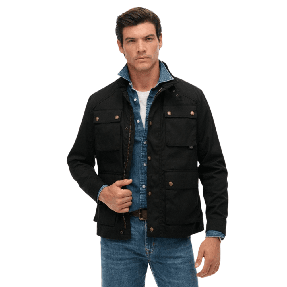 Superdry Merchant Wax Racer Jacket