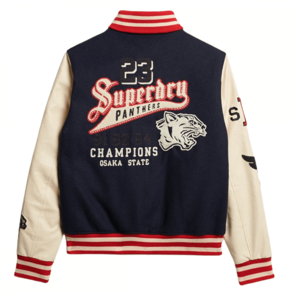 Superdry College Varsity Patched Bomber Jacket