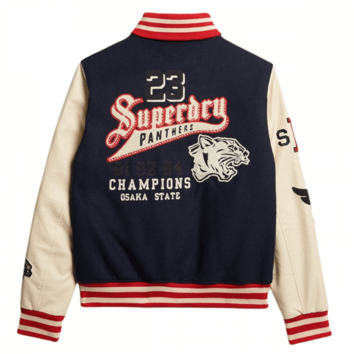 Superdry College Varsity Patched Bomber Jacket
