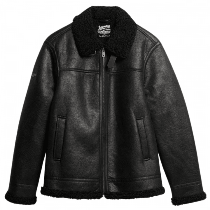 Superdry Faux Shearling Aviator Jacket