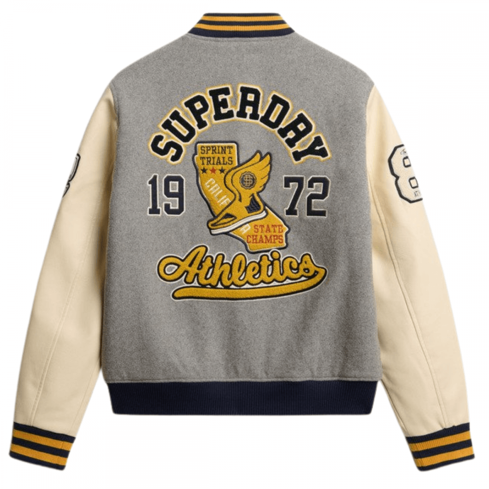 Superdry College Patched Bomber Jacket