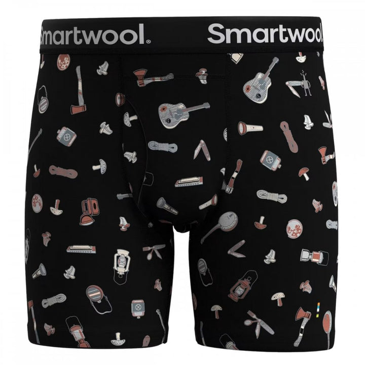 Smartwool Mens Merino Print Boxer Brief