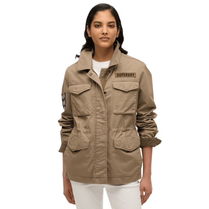 Superdry Womens Embellished M65 Military Jacket