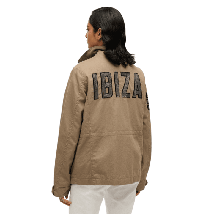 Superdry Womens Embellished M65 Military Jacket