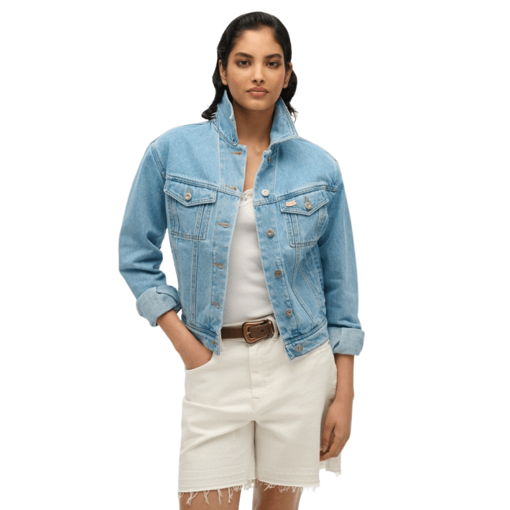 Superdry Womens Embellished Denim Jacket