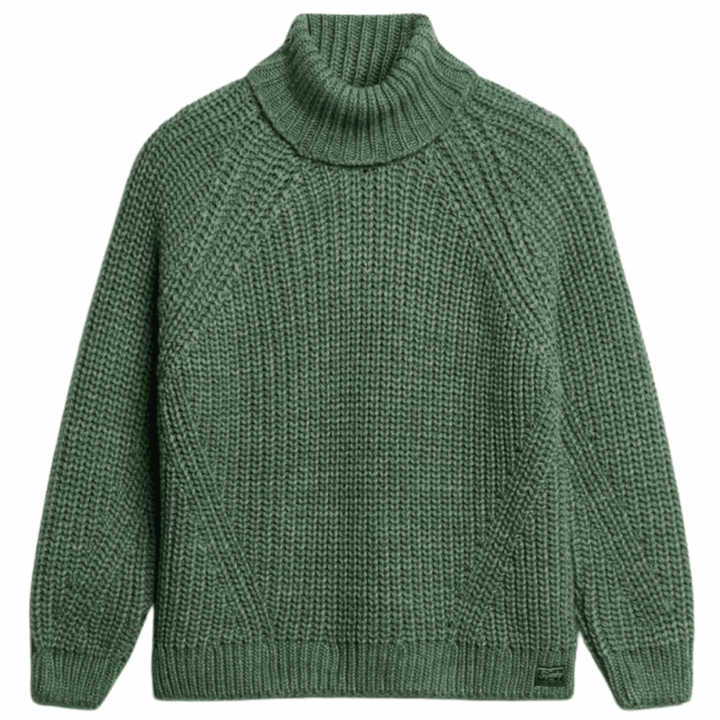 Superdry Slouchy Stitch Roll Neck Knit Jumper
