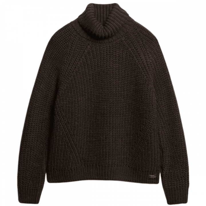 Superdry Slouchy Stitch Roll Neck Knit Jumper