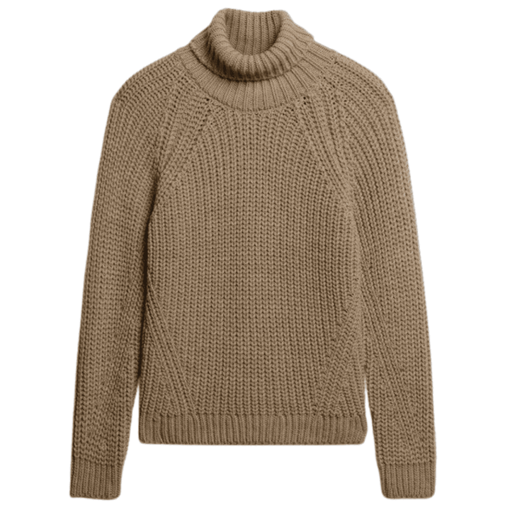 Superdry Slouchy Stitch Roll Neck Knit Jumper