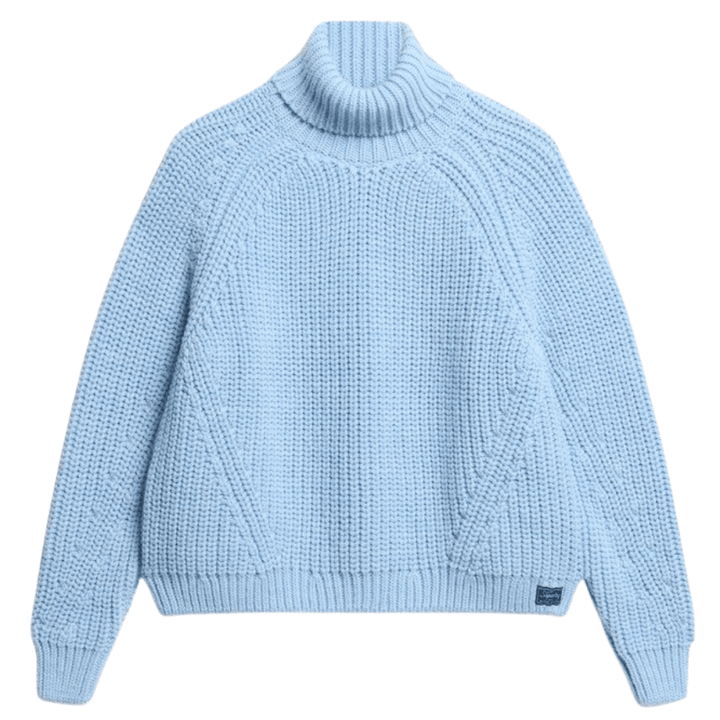 Superdry Slouchy Stitch Roll Neck Knit Jumper