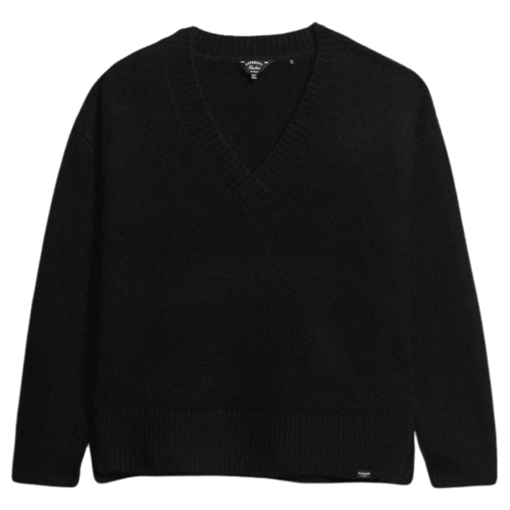 Superdry Oversized V Neck Jumper