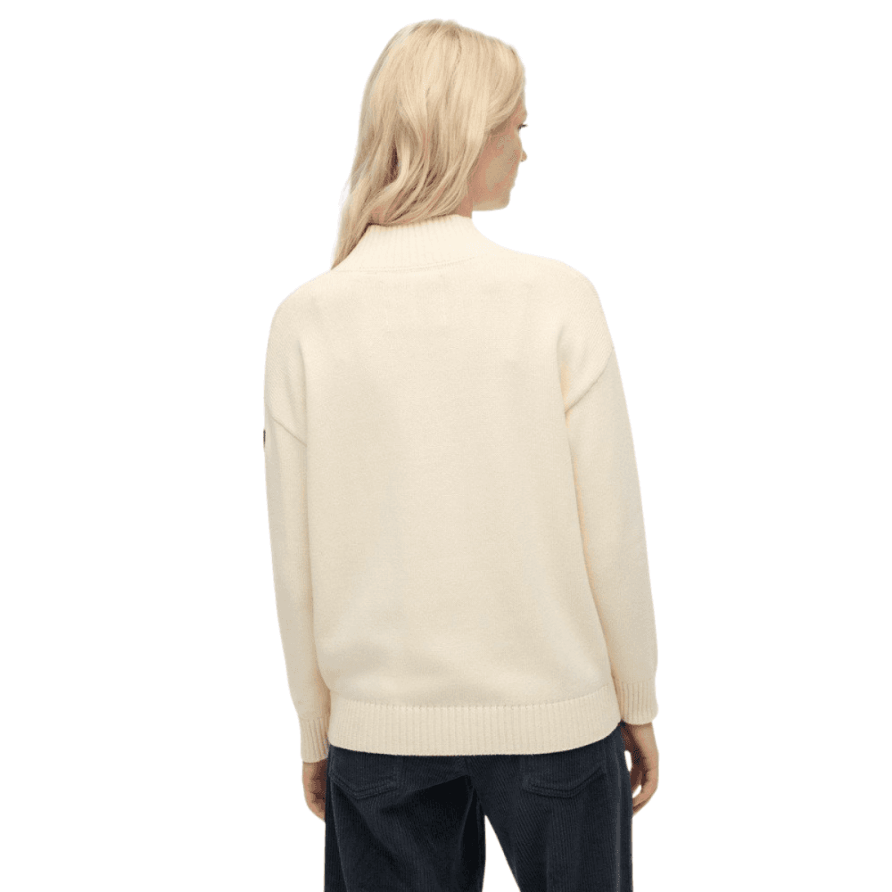 Superdry Slouchy Knitted Half Zip Jumper