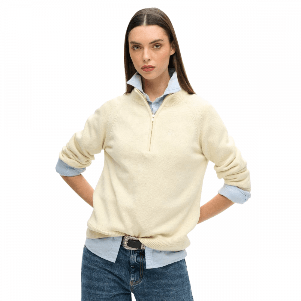 Superdry Classic Cotton Knit Half Zip Jumper