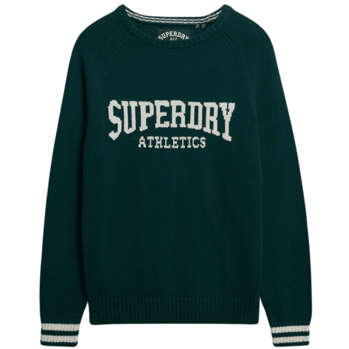 Superdry Slouchy Intarsia Graphic Knitted Jumper