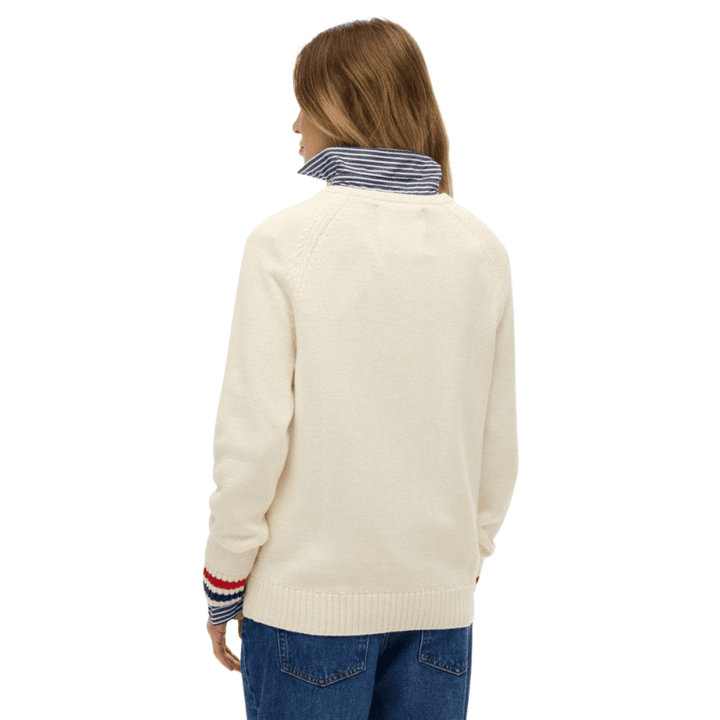 Superdry Slouchy Intarsia Graphic Knitted Jumper