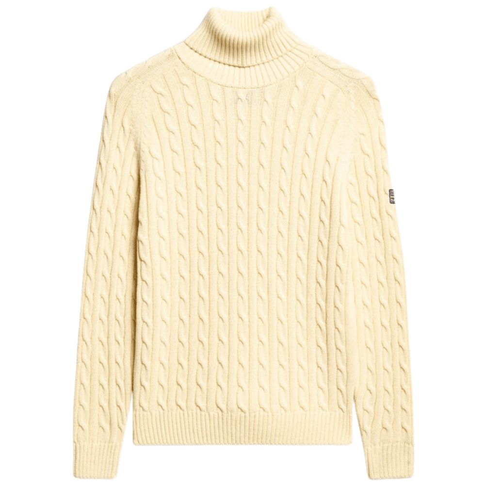 Superdry Slouchy Cable Roll Neck Jumper