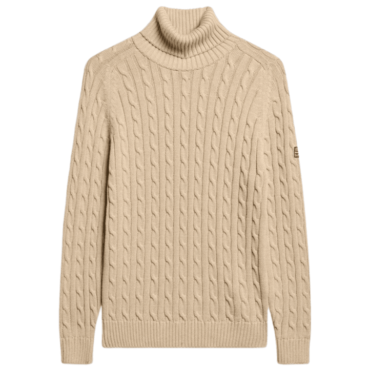 Superdry Slouchy Cable Roll Neck Jumper