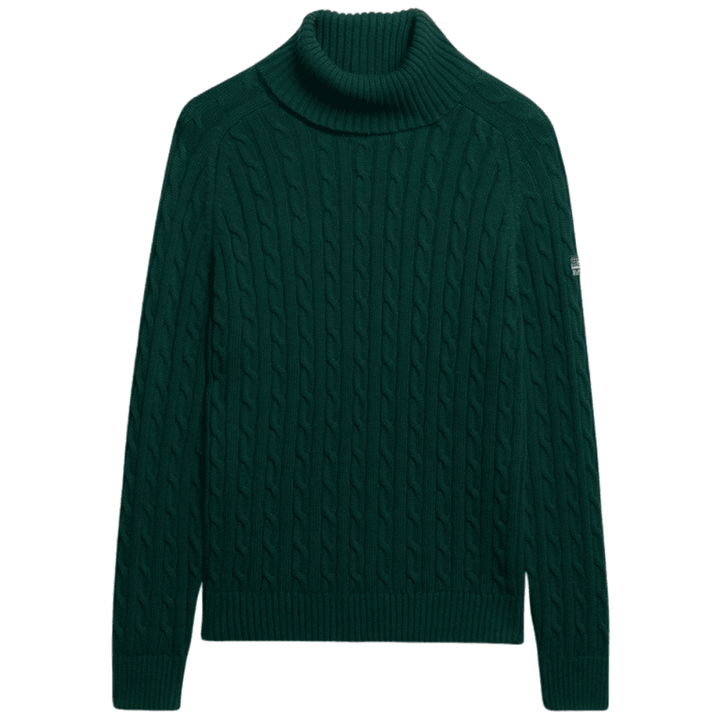 Superdry Slouchy Cable Roll Neck Jumper