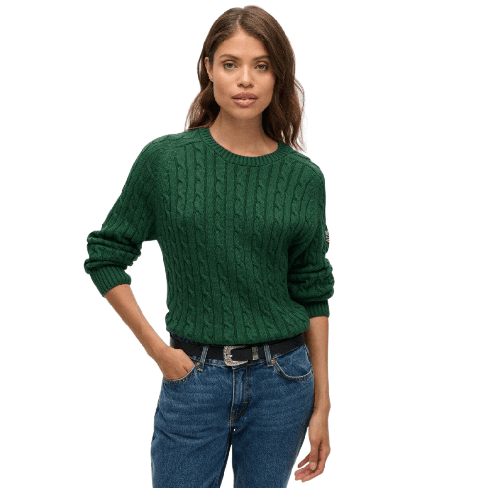Superdry Slouchy Cable Knit Jumper