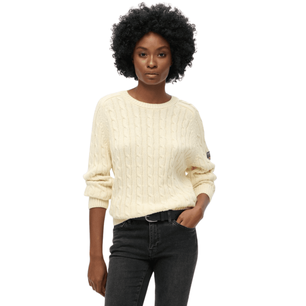 Superdry Slouchy Cable Knit Jumper