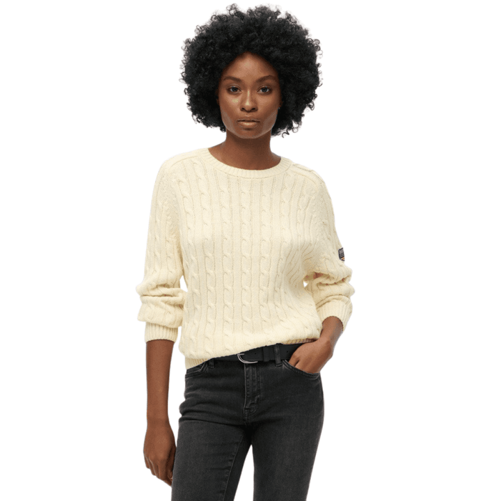 Superdry Slouchy Cable Knit Jumper