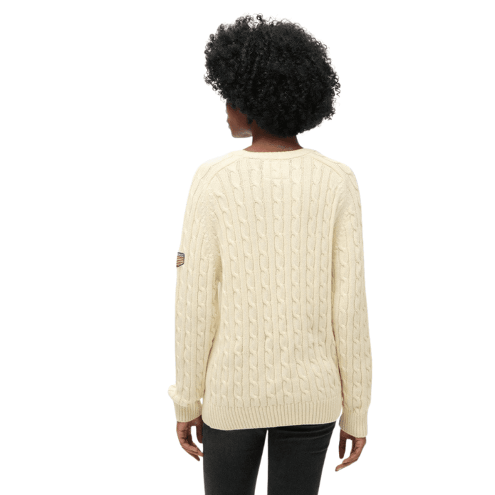 Superdry Slouchy Cable Knit Jumper